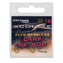 Carlige Drennan - Acolyte Carp Method Barbless Nr. 16 Carlige Drennan - Acolyte Carp Method Barbless Nr. 16